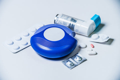 verschiedene Medikamente gegen Asthma