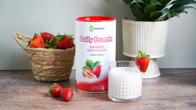 VitaMoment Daily Protein Erdbeer Geschmack