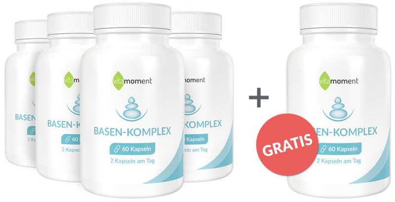 Basen-Komplex - Vorteilspaket 4+1 - VitaMoment Produkt