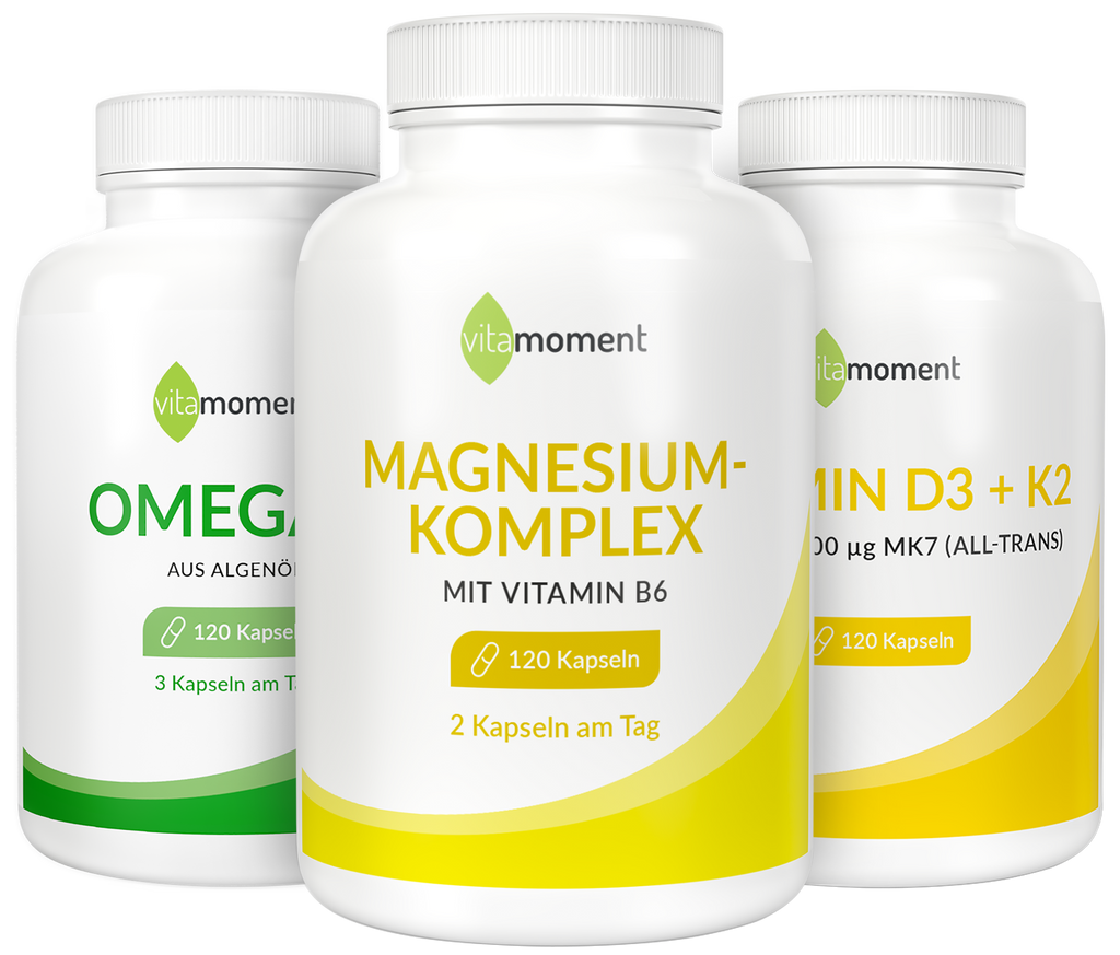 Basis-Paket - veganes Omega 3 - VitaMoment Produkt
