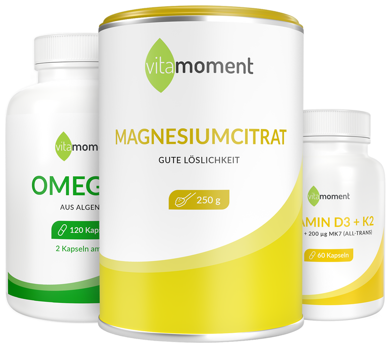 Basis-Paket - veganes Omega 3 - VitaMoment Produkt