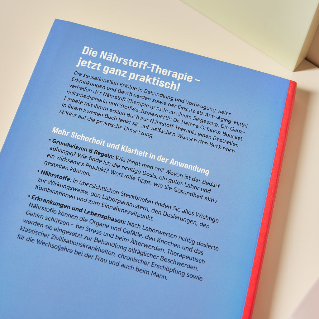 Buch “Nährstoff-Therapie - Der Praxisleitfaden” - VitaMoment Produkt