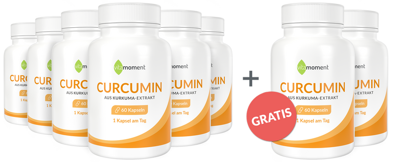 Curcumin - Vorteilspaket 6+2 - VitaMoment Produkt