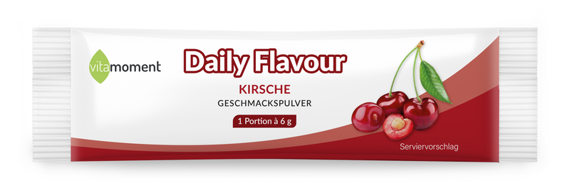 Daily Flavour Geschmackspulver - Kirsche, 6g (Probe) - VitaMoment Produkt