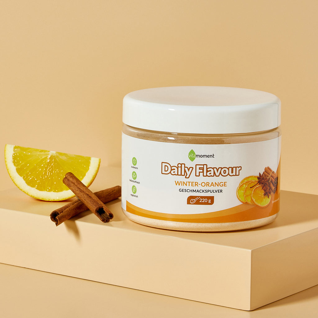 Daily Flavour Geschmackspulver - Winter-Orange, 220g - VitaMoment Produkt