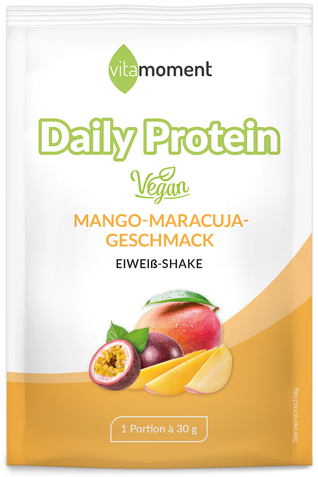 Daily Protein Vegan Probe (Club) - Mango-Maracuja - VitaMoment Produkt
