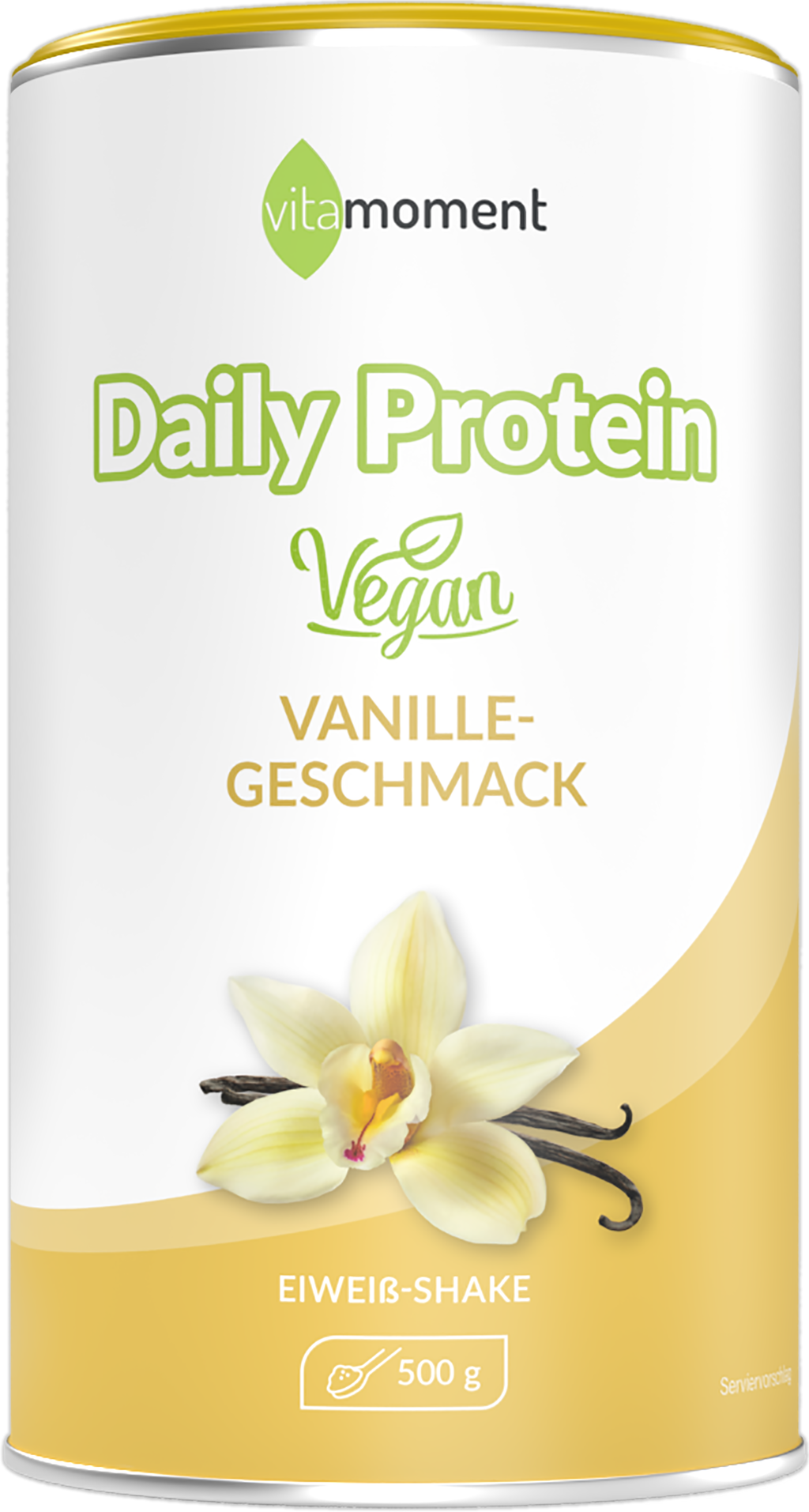 Daily Protein Shake Vegan - Vanille, 500g - VitaMoment Produkt