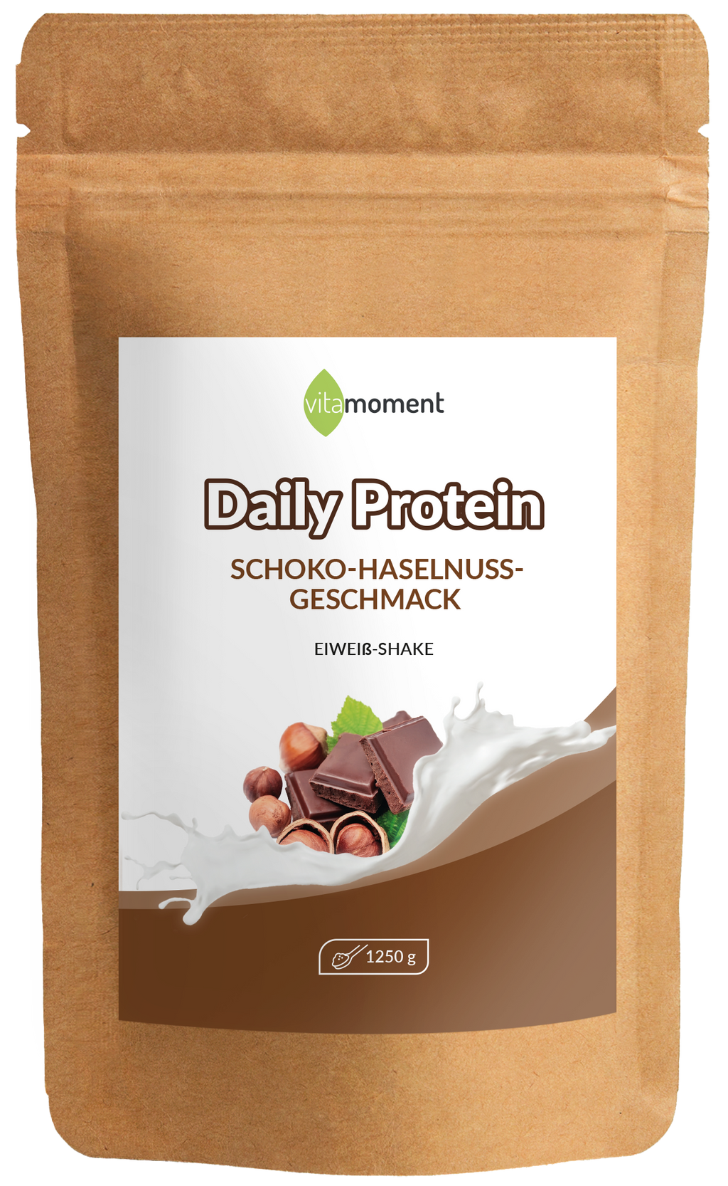 Daily Protein Shake - Schoko-Haselnuss, 1250g - VitaMoment Produkt