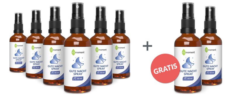 Gute Nacht Spray - Vorteilspaket 6+2 - VitaMoment Produkt