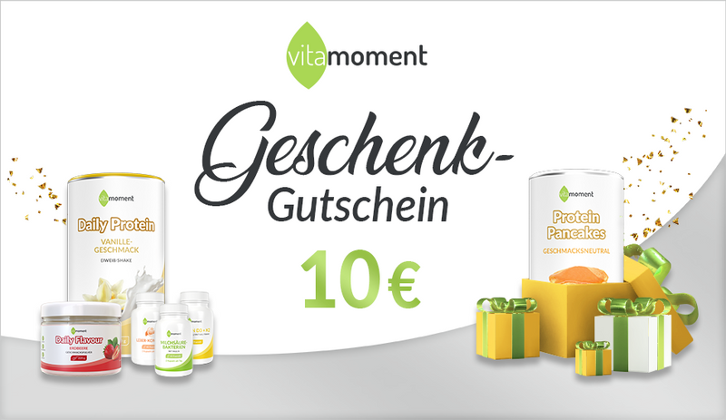 VitaMoment Gutschein - €10,00 - VitaMoment Produkt