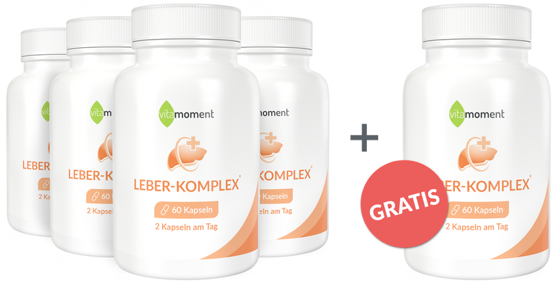Leber-Komplex - Vorteilspaket 4+1 - VitaMoment Produkt