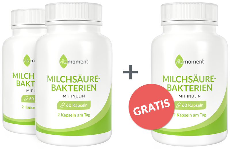 Milchsäurebakterien - Vorteilspaket 2+1 - VitaMoment Produkt