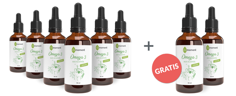 Omega-3-Öl - Vorteilspaket 6+2 - VitaMoment Produkt