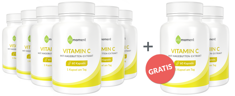 Vitamin C - Vorteilspaket 6+2 - VitaMoment Produkt
