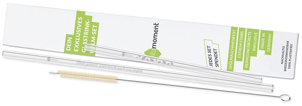 Glastrinkhalm-Set - VitaMoment Produkt