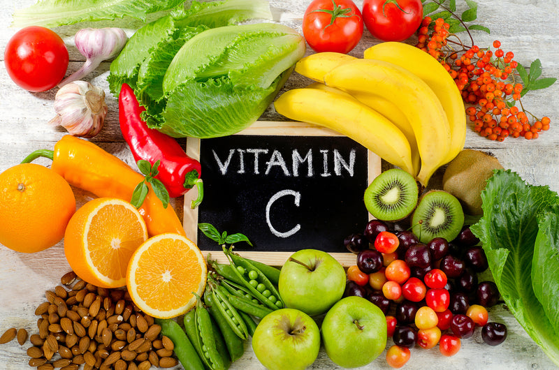 Auswahl Vitamin-C-reicher Lebensmittel