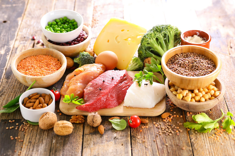 Lebensmittel mit viel Protein