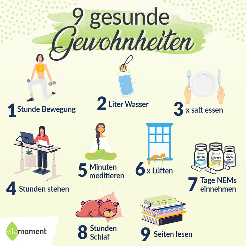 Gesunde Routine Gesunde Gewohnheiten etablieren - so gelingt`s
