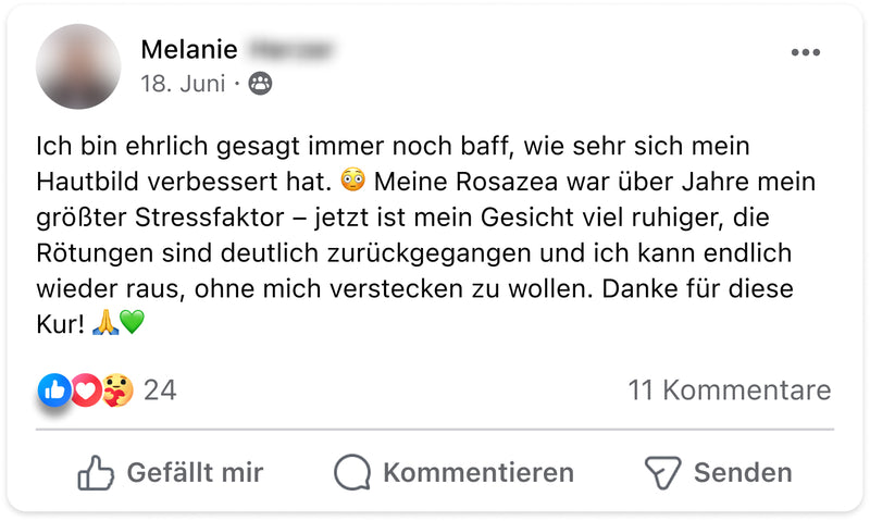 Darm rosazea facebook melanie