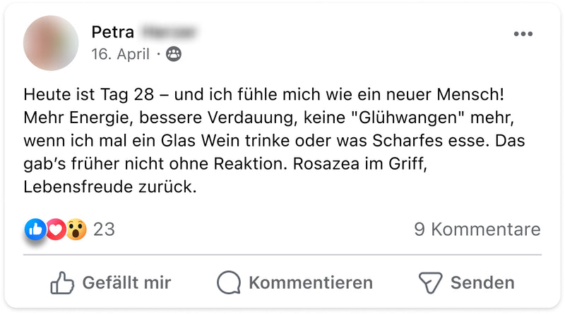 Darm rosazea facebook petra