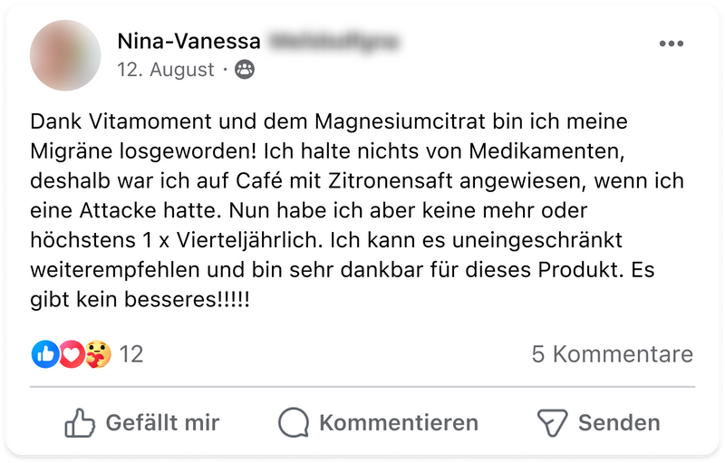 Facebook magnesiumcitrat nina vanessa