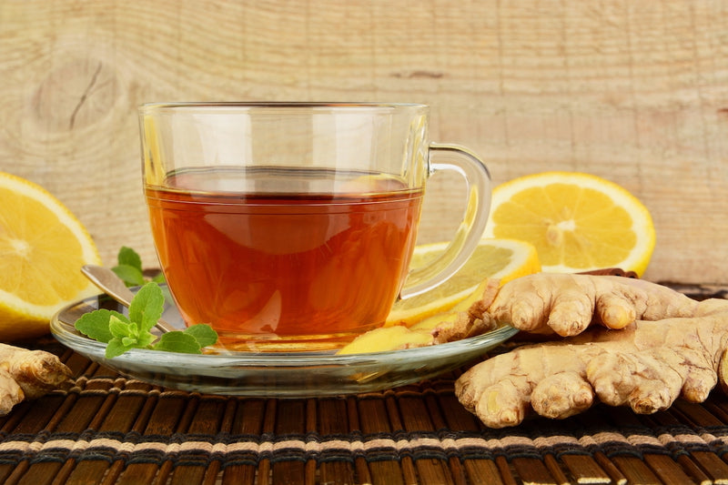 Eine Tasse Ingwer-Tee