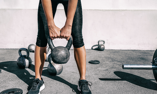 Krafttraining mit Kettlebell