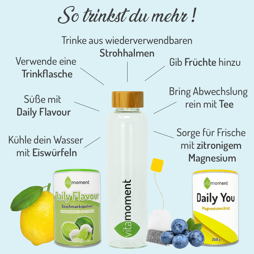 Infografik: So trinkst du mehr!