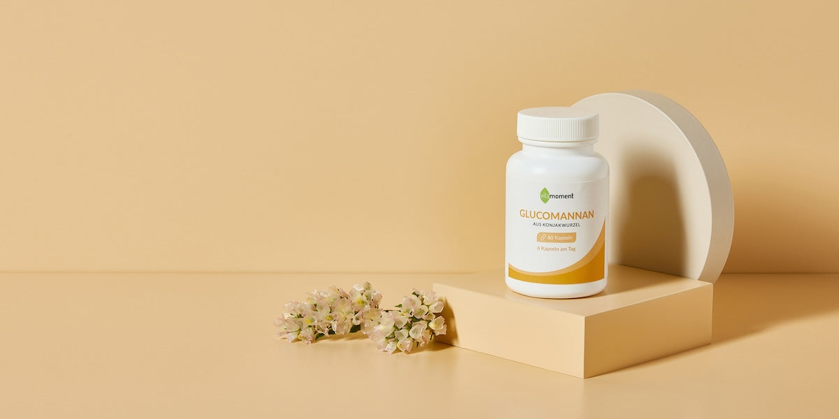 VitaMoment Abnehmhelfer: Glucomannan Kapseln
