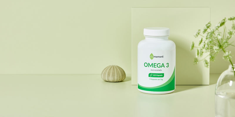 Omega-3-Fettsäuren: VitaMoment Omega-3-Kapseln aus Algenöl