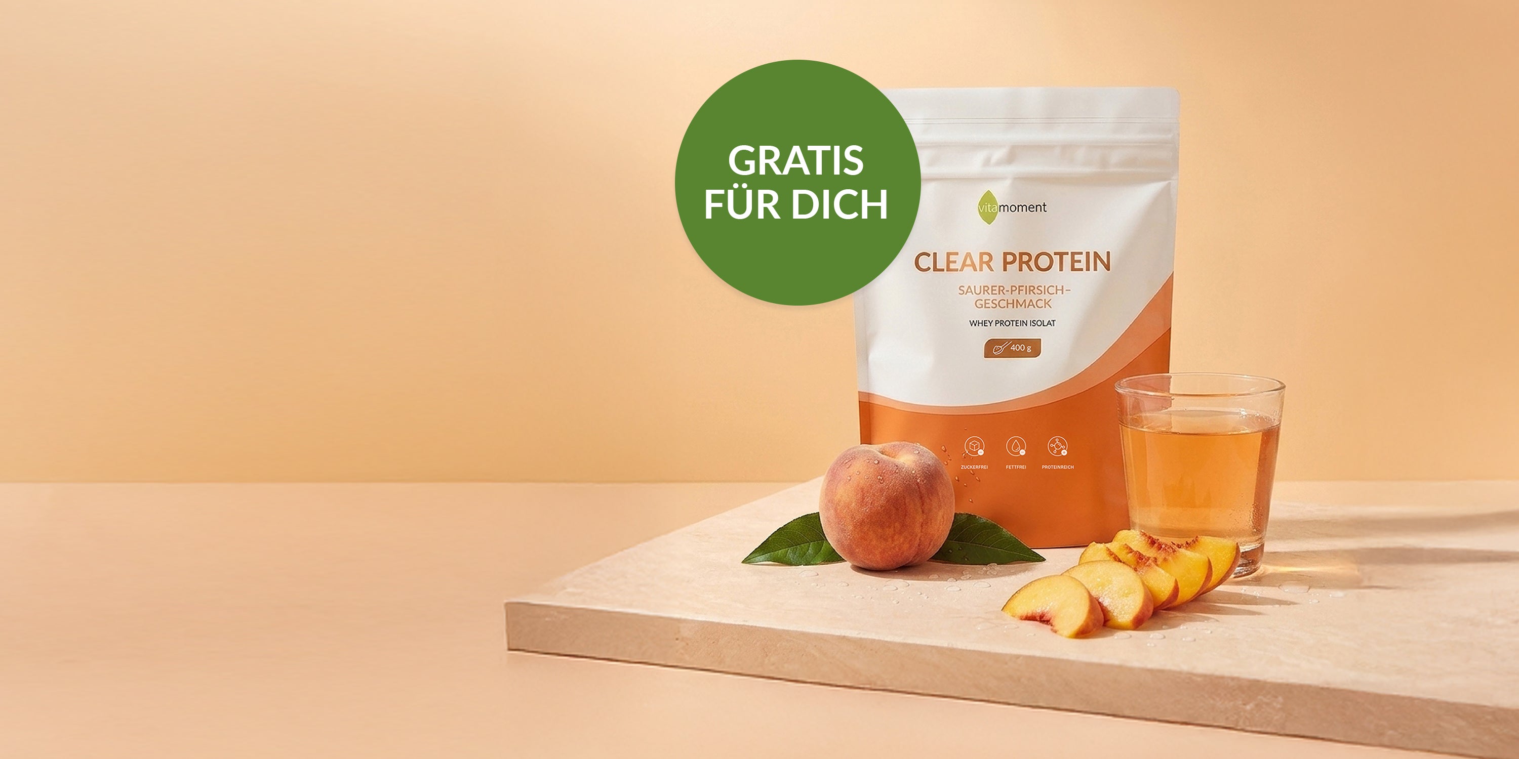 Vm start clear protein aktion shop header