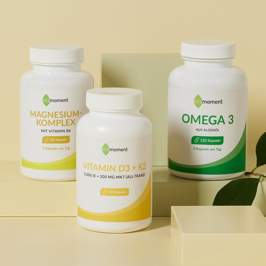 Basis-Paket - veganes Omega 3 - VitaMoment Produkt