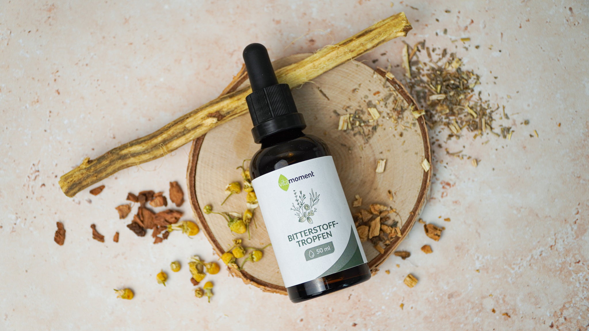 VitaMoment Abnehmhelfer: Bitterstoff-Tropfen