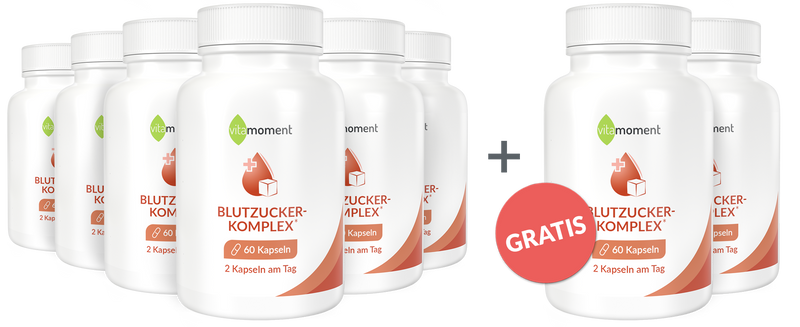Blutzucker-Komplex - Vorteilspaket 6+2 - VitaMoment Produkt