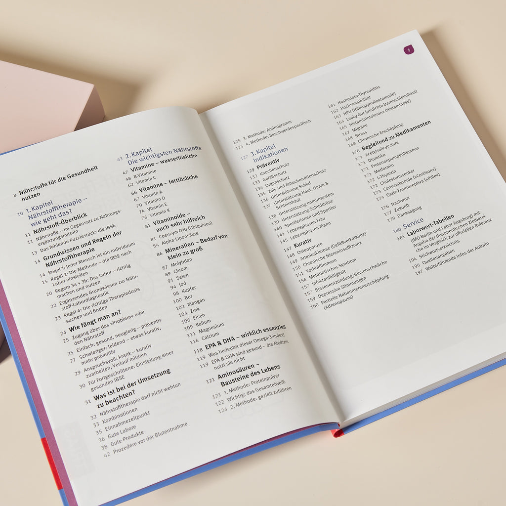 Buch “Nährstoff-Therapie - Der Praxisleitfaden” - VitaMoment Produkt
