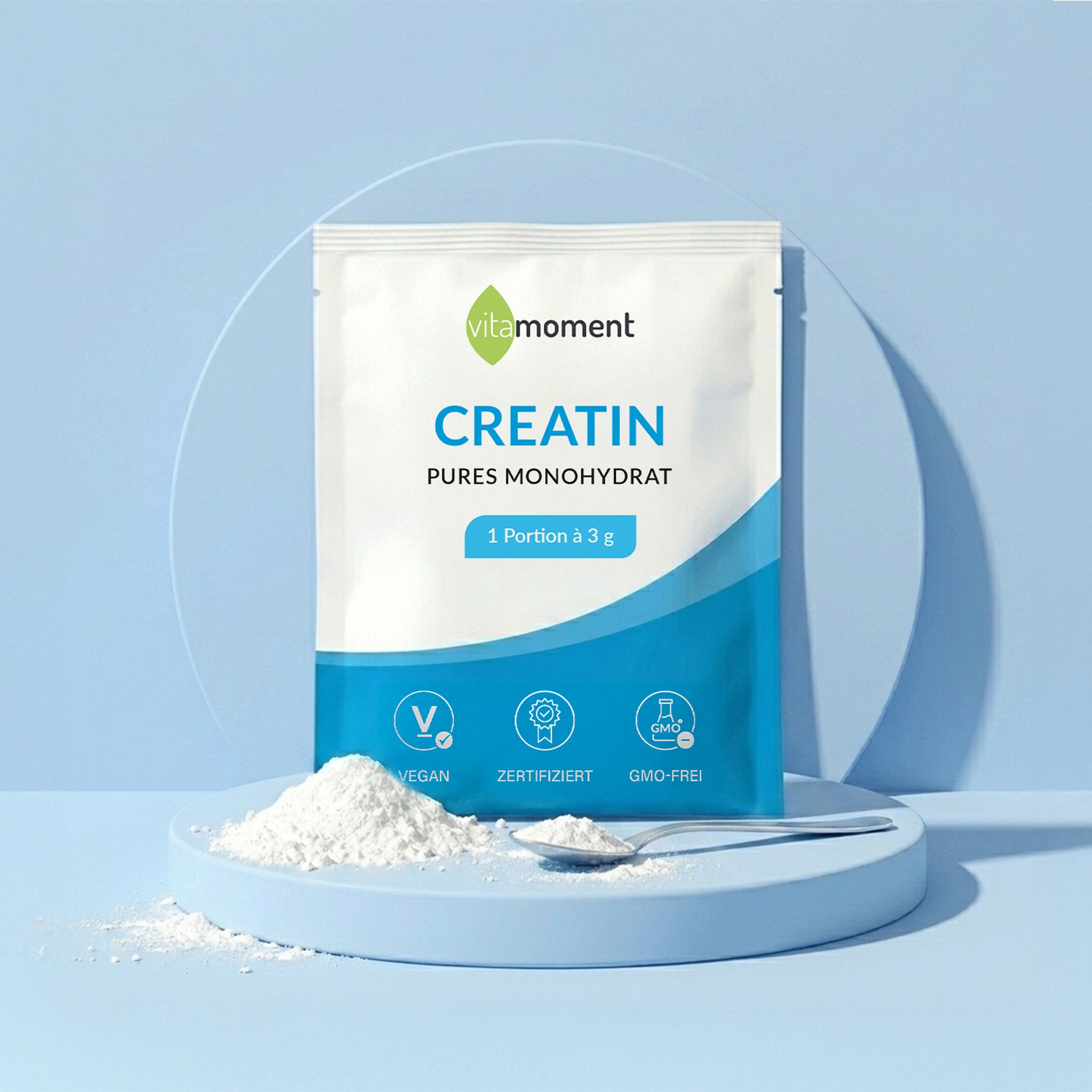Creatin-Pulver (Probe) - VitaMoment Produkt