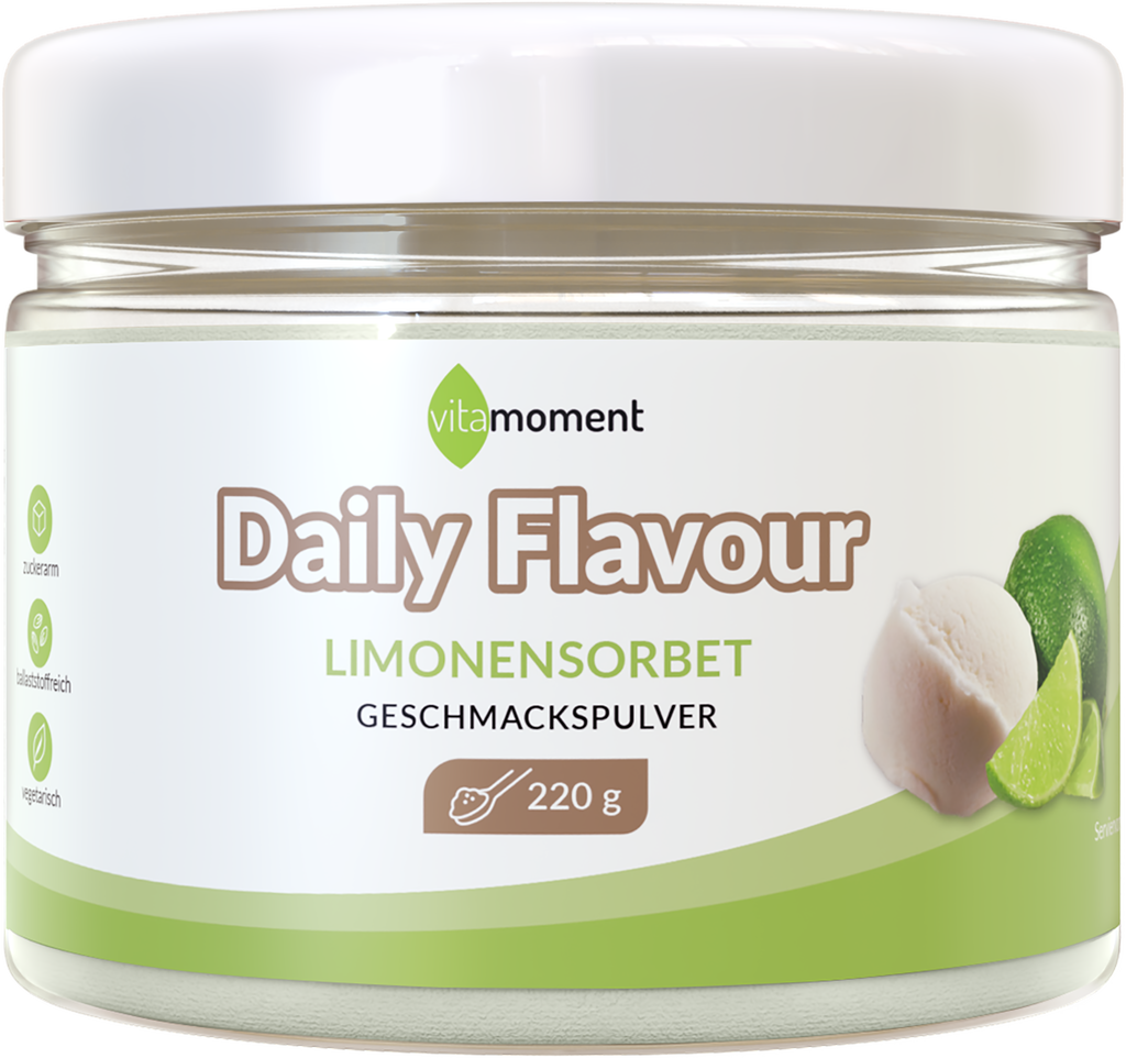 Daily Flavour Geschmackspulver (Club) - Limonensorbet - VitaMoment Produkt