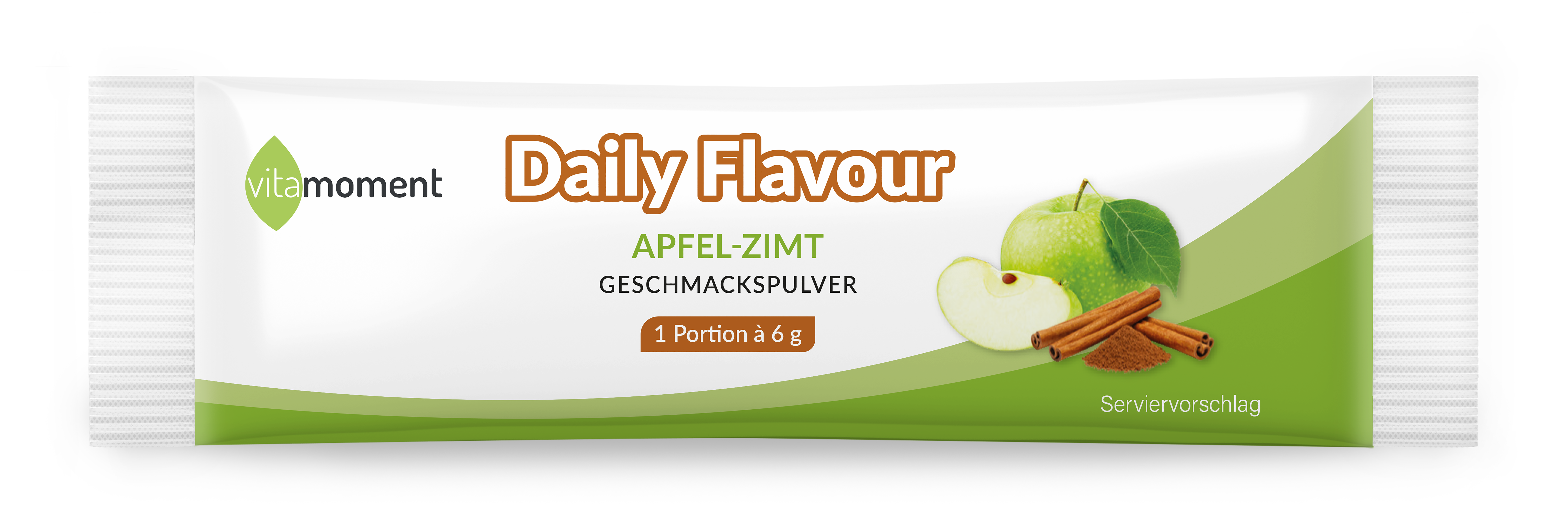 Daily Flavour Geschmackspulver - Apfel-Zimt, 6g (Probe) - VitaMoment Produkt