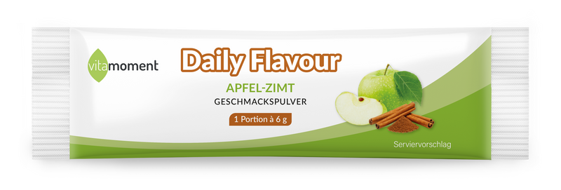 Daily Flavour Geschmackspulver - Apfel-Zimt, 6g (Probe) - VitaMoment Produkt
