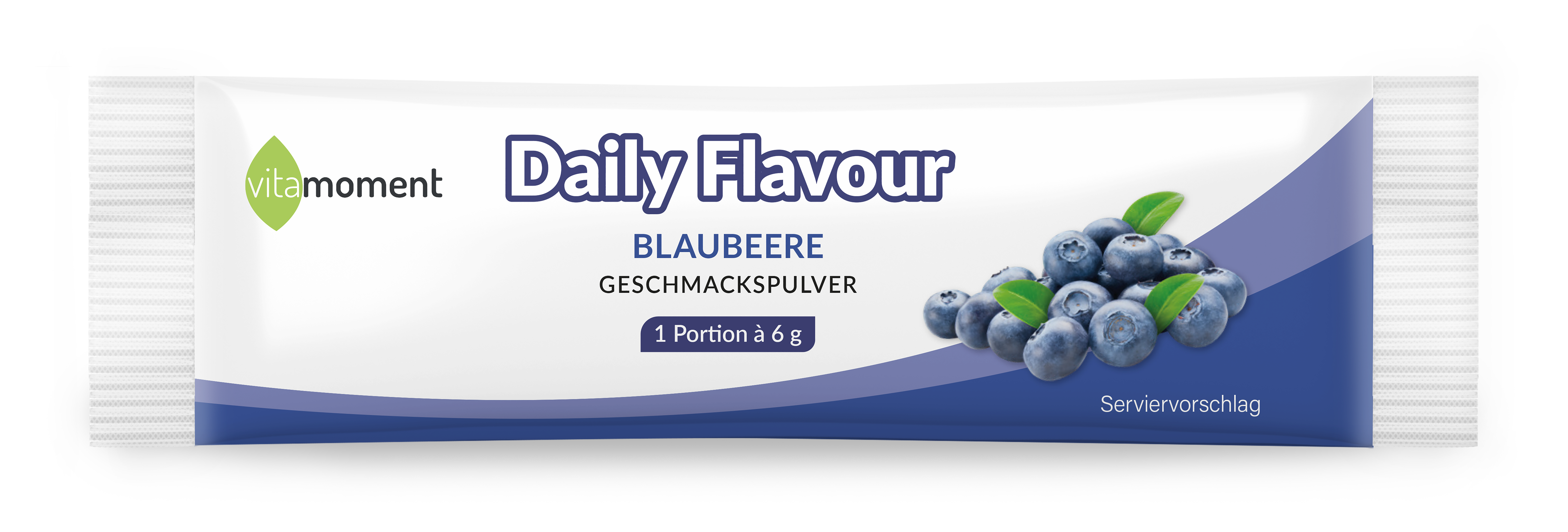 Daily Flavour Geschmackspulver - Blaubeere, 6g (Probe) - VitaMoment Produkt