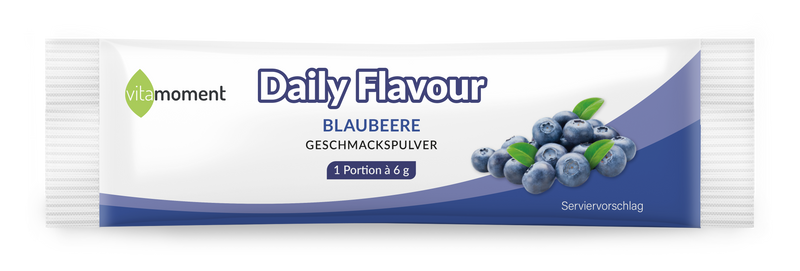 Daily Flavour Geschmackspulver - Blaubeere, 6g (Probe) - VitaMoment Produkt
