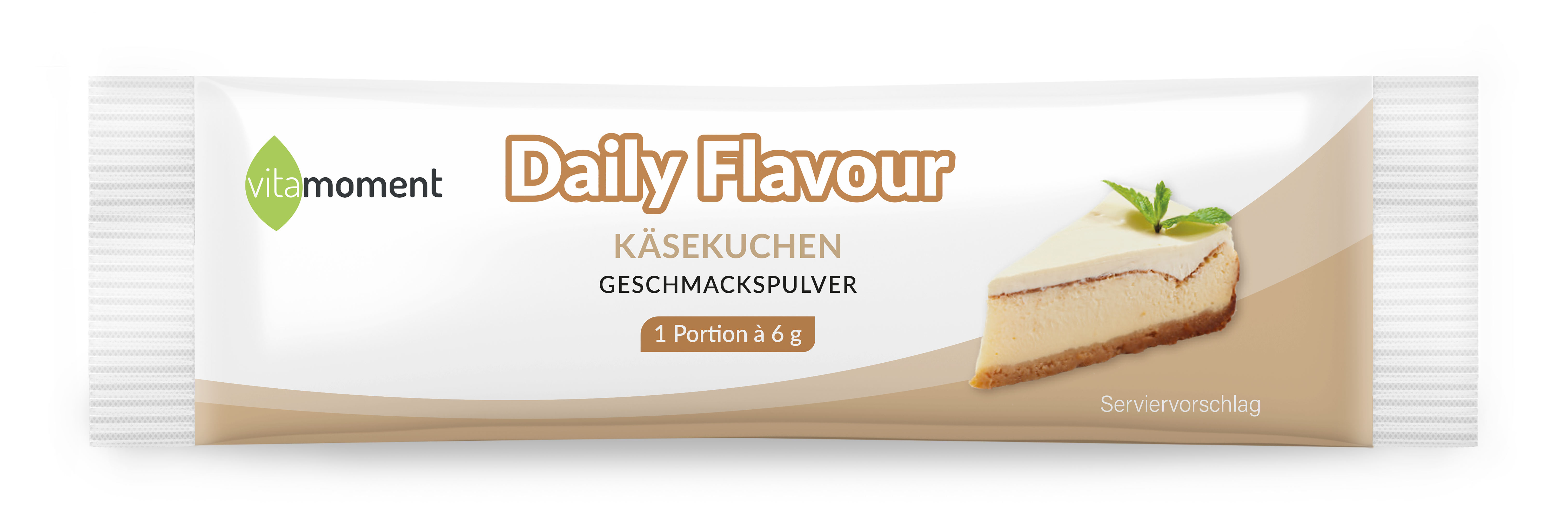 Daily Flavour Geschmackspulver - Käsekuchen, 6g (Probe) - VitaMoment Produkt