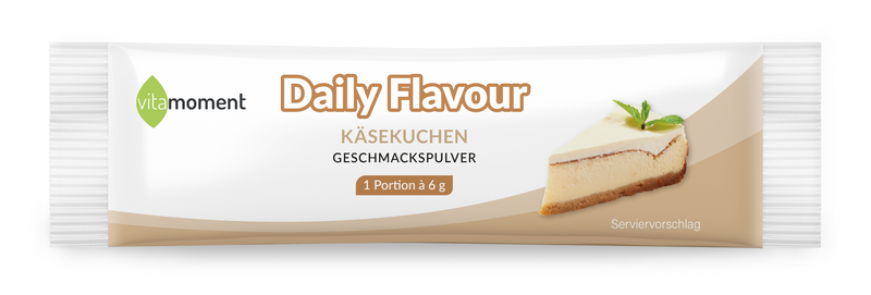 Daily Flavour Geschmackspulver - Käsekuchen, 6g (Probe) - VitaMoment Produkt