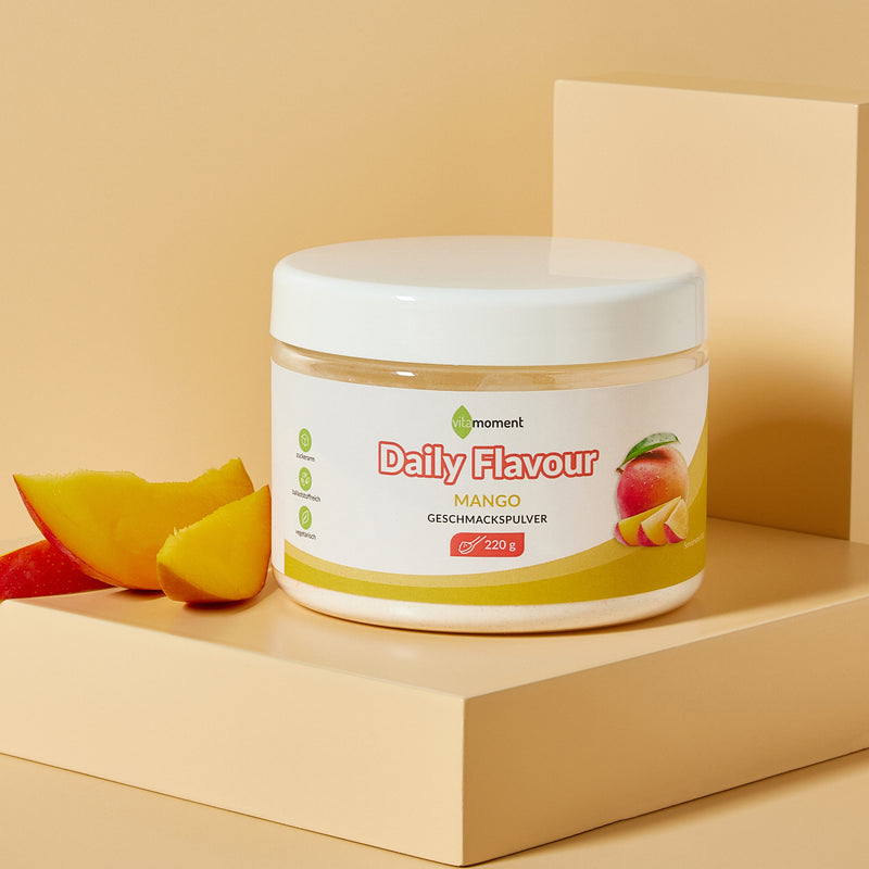 Daily Flavour Geschmackspulver - Mango, 220g - VitaMoment Produkt