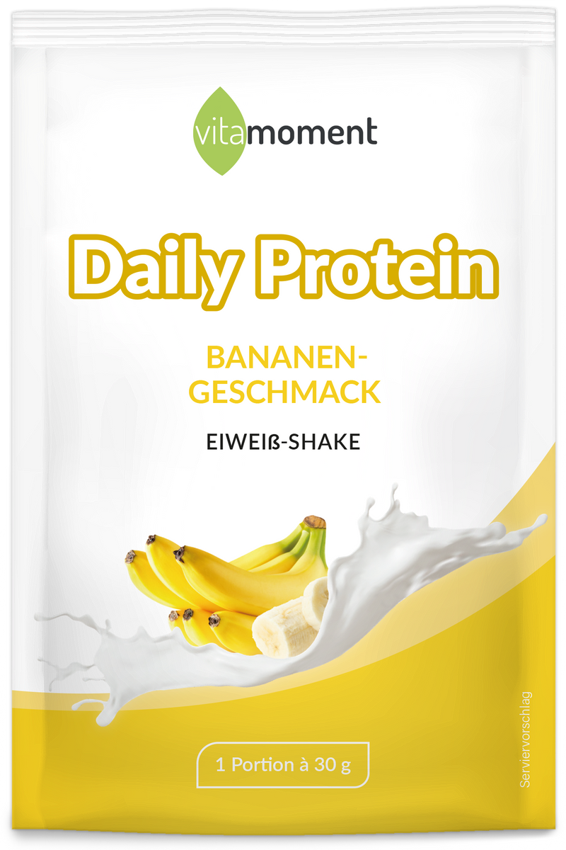 Daily Protein Shake (Probe) - Banane - VitaMoment Produkt