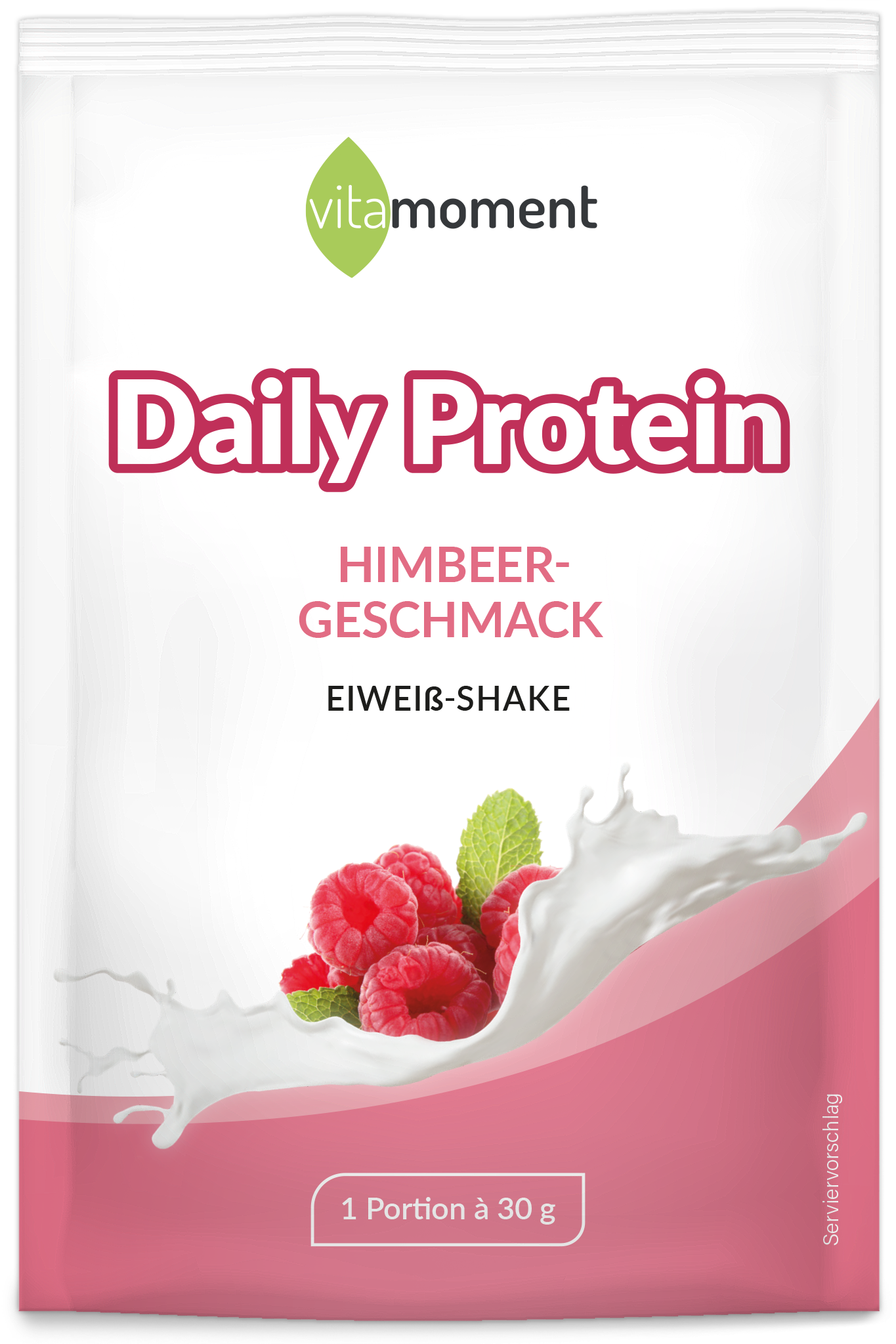 Daily Protein Probe - Himbeer - VitaMoment Produkt
