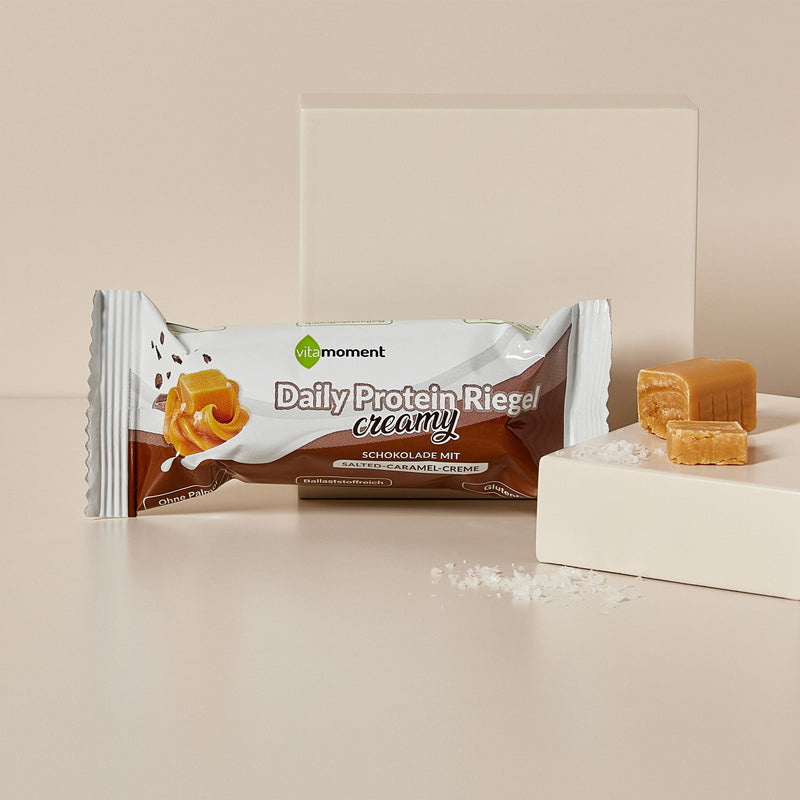 Daily Protein Riegel Creamy - 1:Schoko Salted Caramel - VitaMoment Produkt