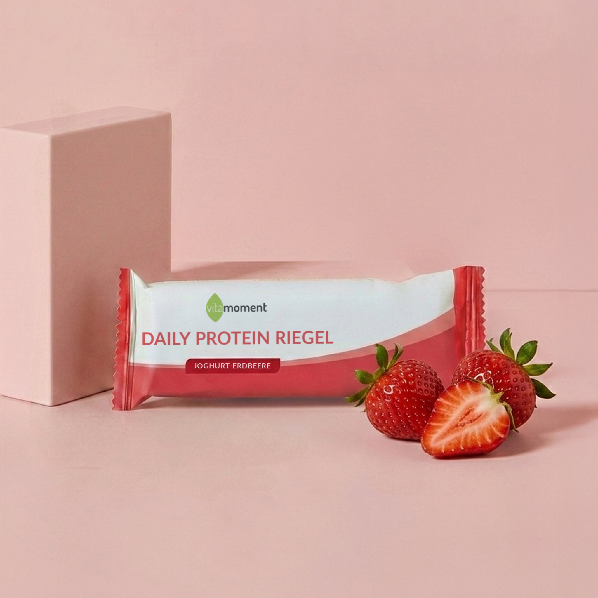 Daily Protein Riegel - 1:Joghurt-Erdbeere - VitaMoment Produkt