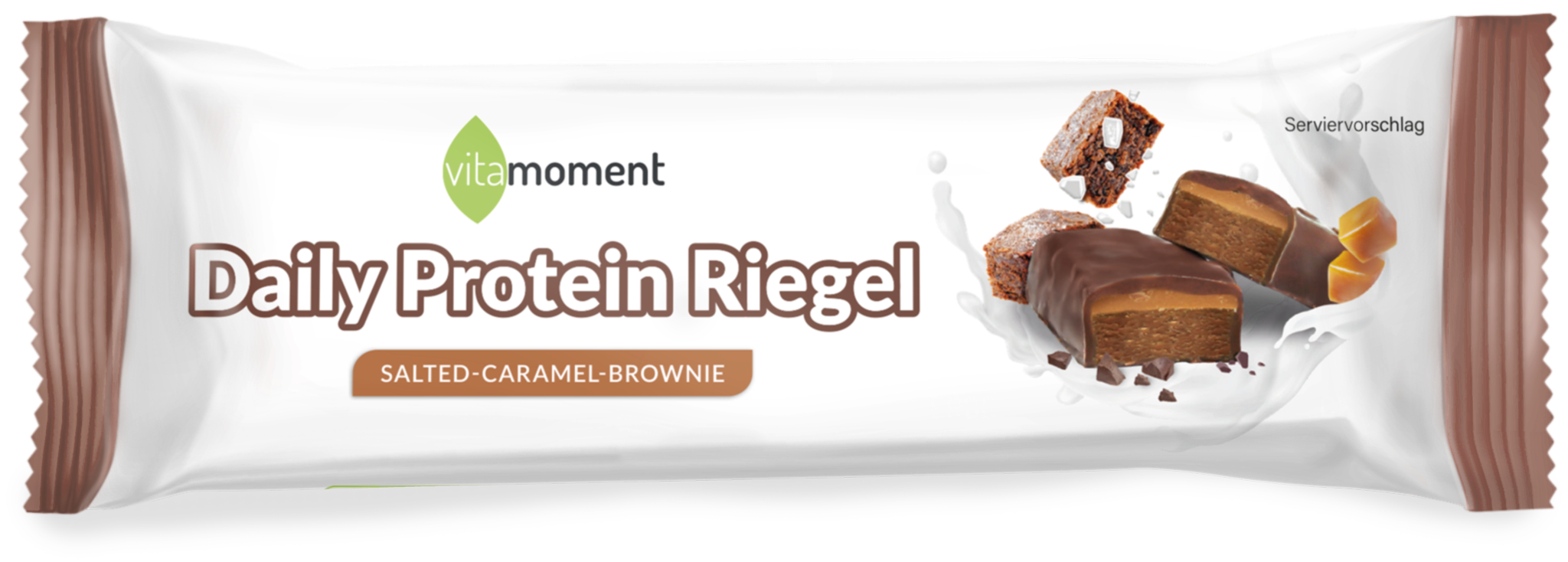 Daily Protein Riegel - Salted-Caramel-Brownie, Einzeln (50g) - VitaMoment Produkt