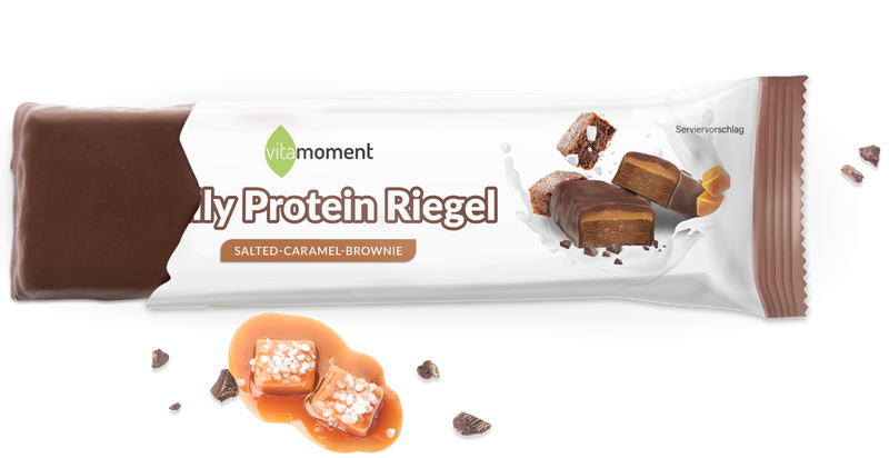 Daily Protein Riegel - Salted-Caramel-Brownie, Einzeln (50g) - VitaMoment Produkt